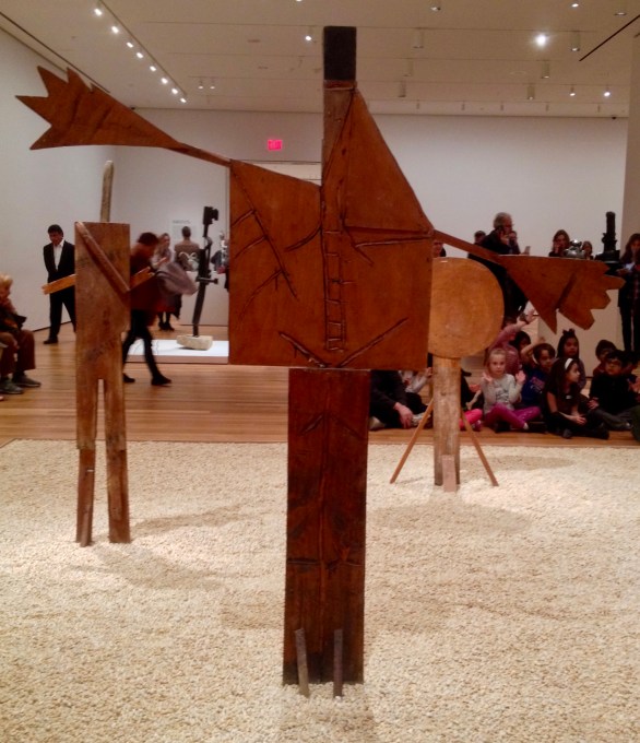 PicassoTheBathersWomanwithOutstretchedArmsPaintedWood1956