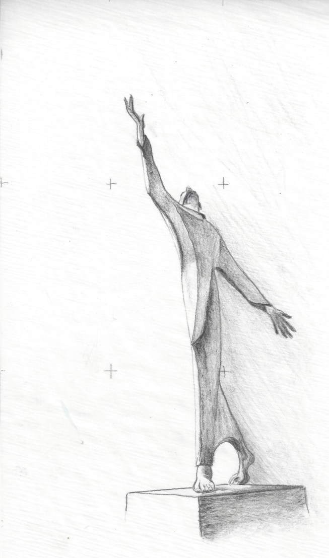 Vince Iannacchione: "Francis," pencil