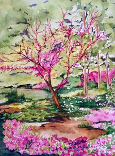 Tara Hamilton Arboretum Tiime Watercolor