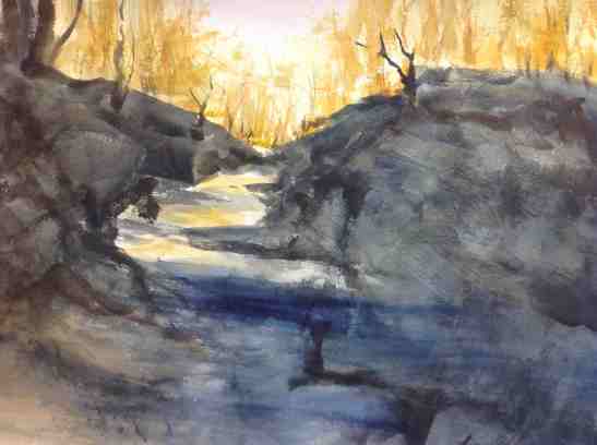 Kay Elsasser The Creek, Late Afternoon
