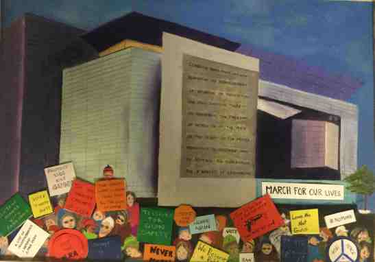 Anne Shields The March Mixed Media