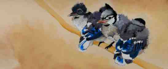 Linda Andreatta Four Little Orphans pastel