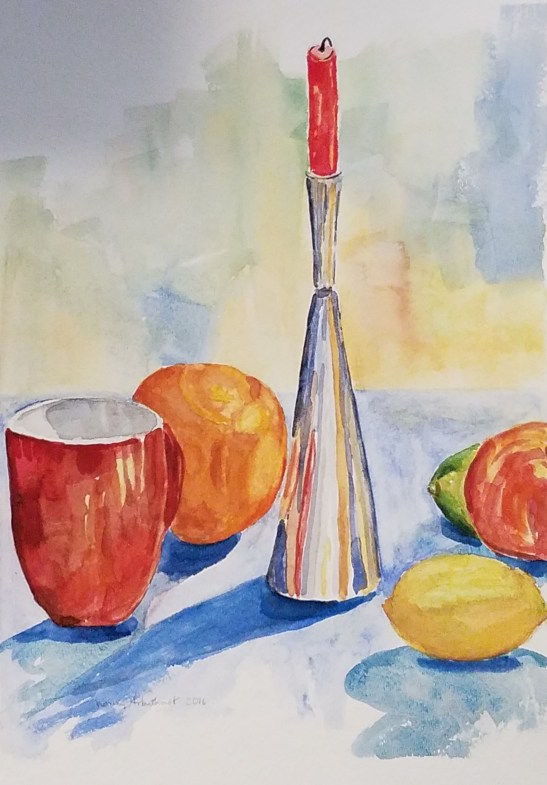 Nancy Arbuthnot Stilllife with Candlestick