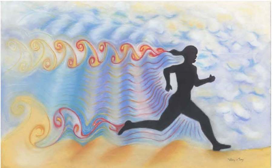 Vince Iannacchione Fluid Mechanics pastel and wc