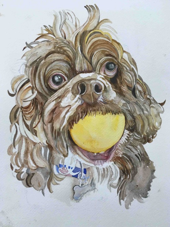 Lynne Mallonee Schlimm Yellow Ball