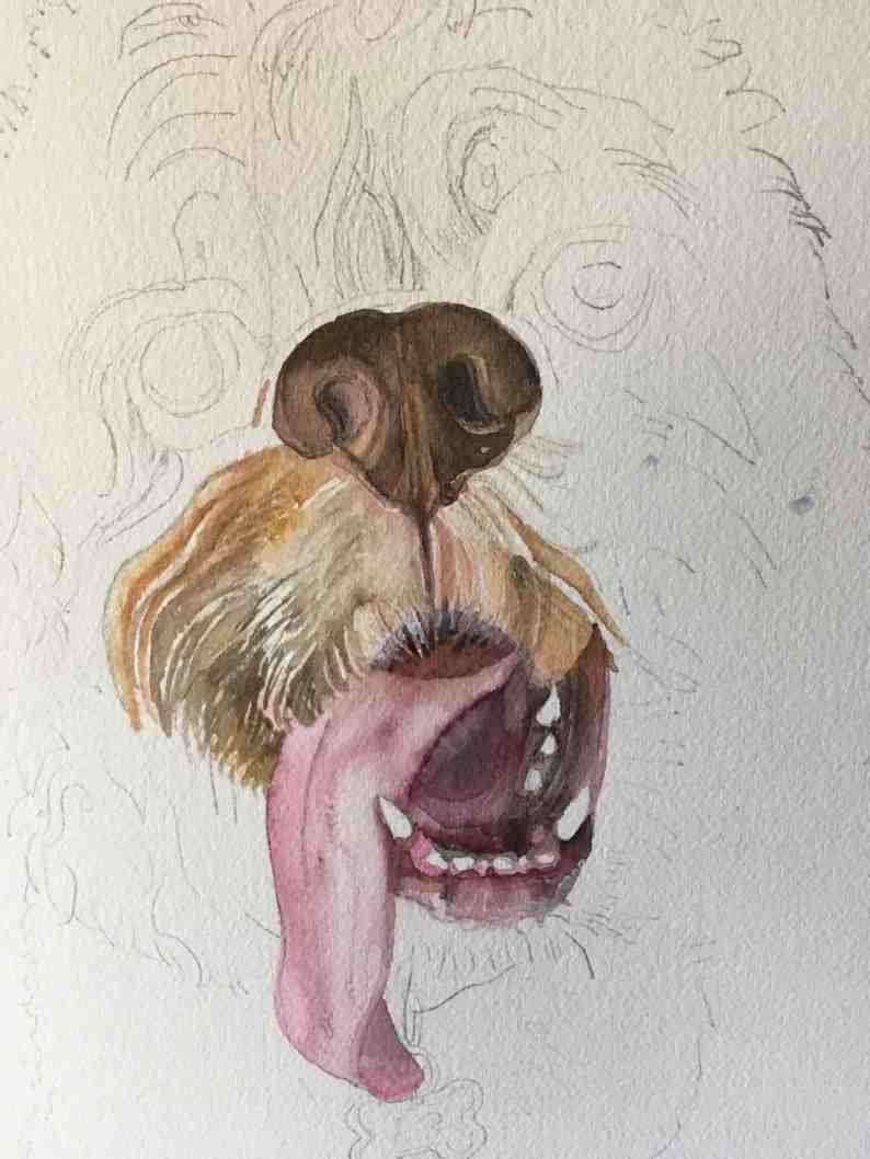 Lynne Mallonne Schlimm dog tongue